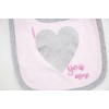 Слинявчик для дівчинки I love you more (3шт.) Berni Kids