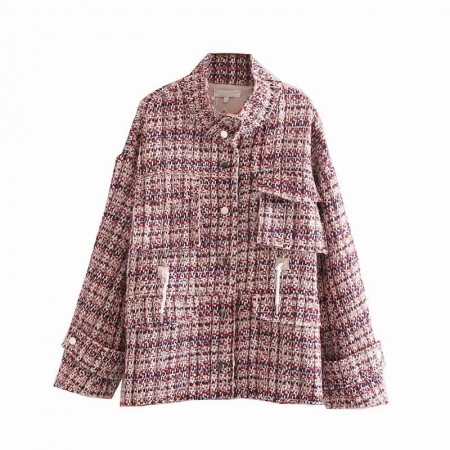 Куртка жіноча з твідової тканини Vintage Berni Fashion